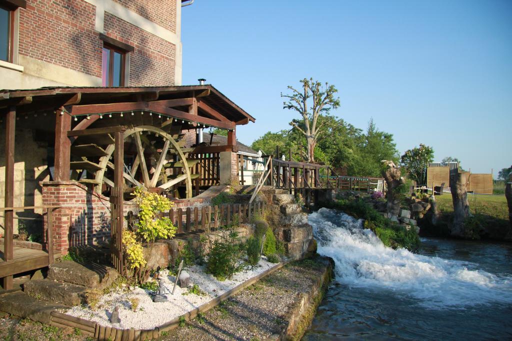 Logis - Hotel & Restaurant Moulin Des Forges Saint-Omer-en-Chaussée 외부 사진